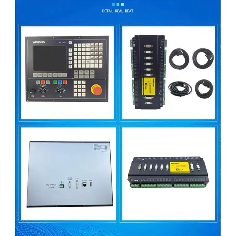 WEIHONG NC Studio V10 NK280B 3 4 Axis CNC Graveermachine Geïntegreerd CNC Systeem Lambda 21A Terminal Board