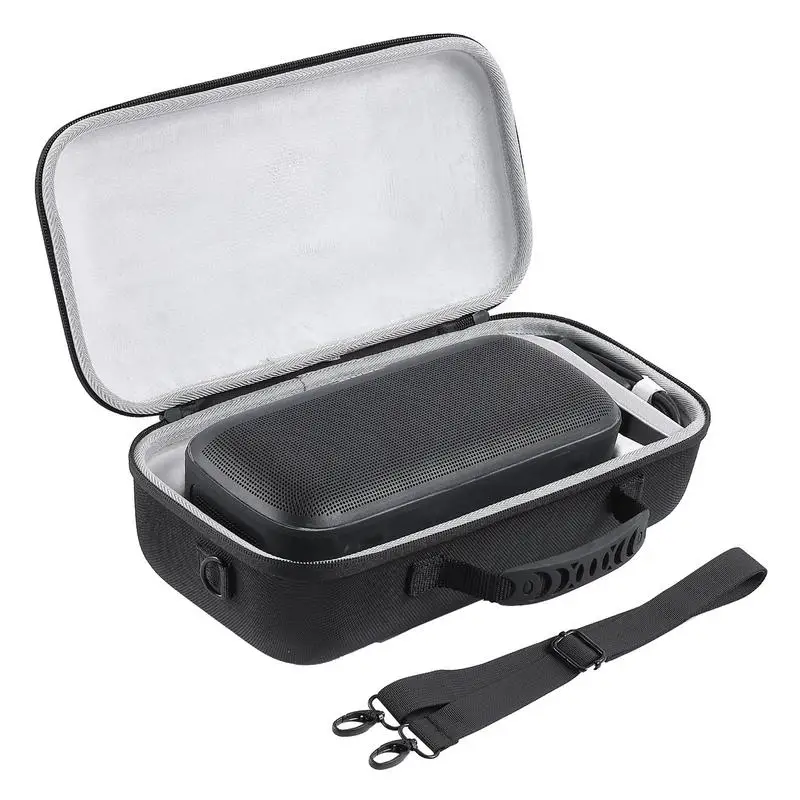 

Speaker Carrying Case Speaker Shockproof Zipper Storage Bag With Flexible Shoulder Strap Dustproof Carry Case For Electronics