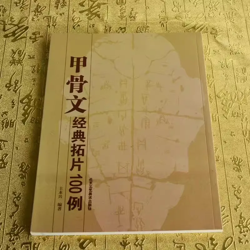 100 Classic Rubbings of Oracle Bone inscriptions Copybook by Wang BenXing Jia Gu Wen