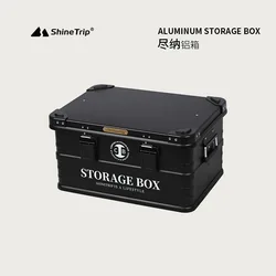 Aluminum Alloy Car SUV Self Driving Travel Storage Box Outdoor Camping Equipment Huge Capacity Suitcase Trunk Portable Big Case