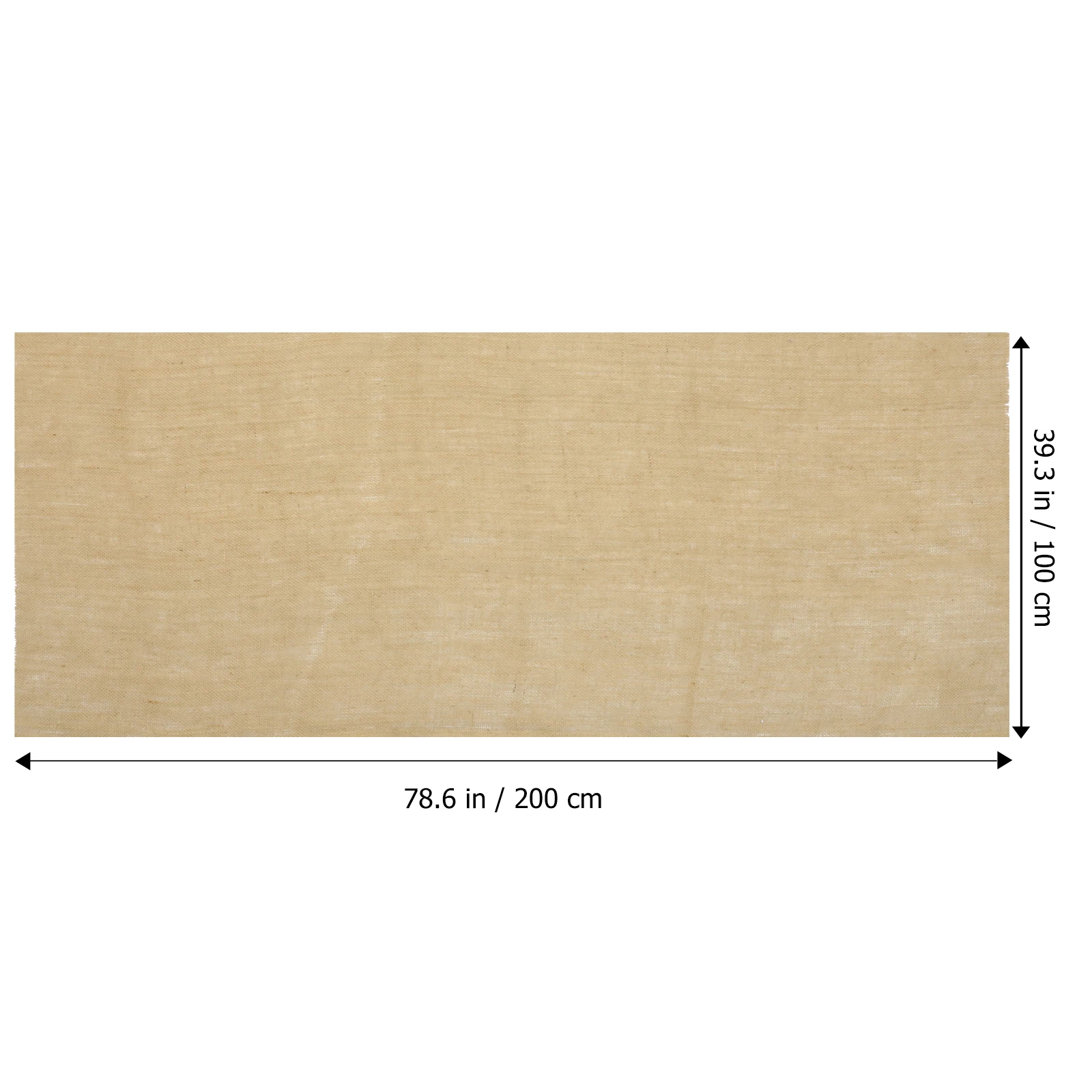 

1pc Reusable Linen Fabric Multi-Use Burlap Sheet For Home Café Restaurant Decoration Craft Display Diy Photo Accessory Table
