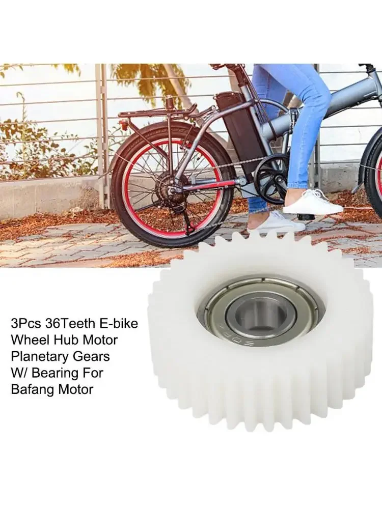 AliExpress LEENKEA 3Pcs 36 Teeths Bicycle Wheel Hub Motor Planetary Gears W/ Bearing Electric Bike Accessories For Bafang Motor Ebike