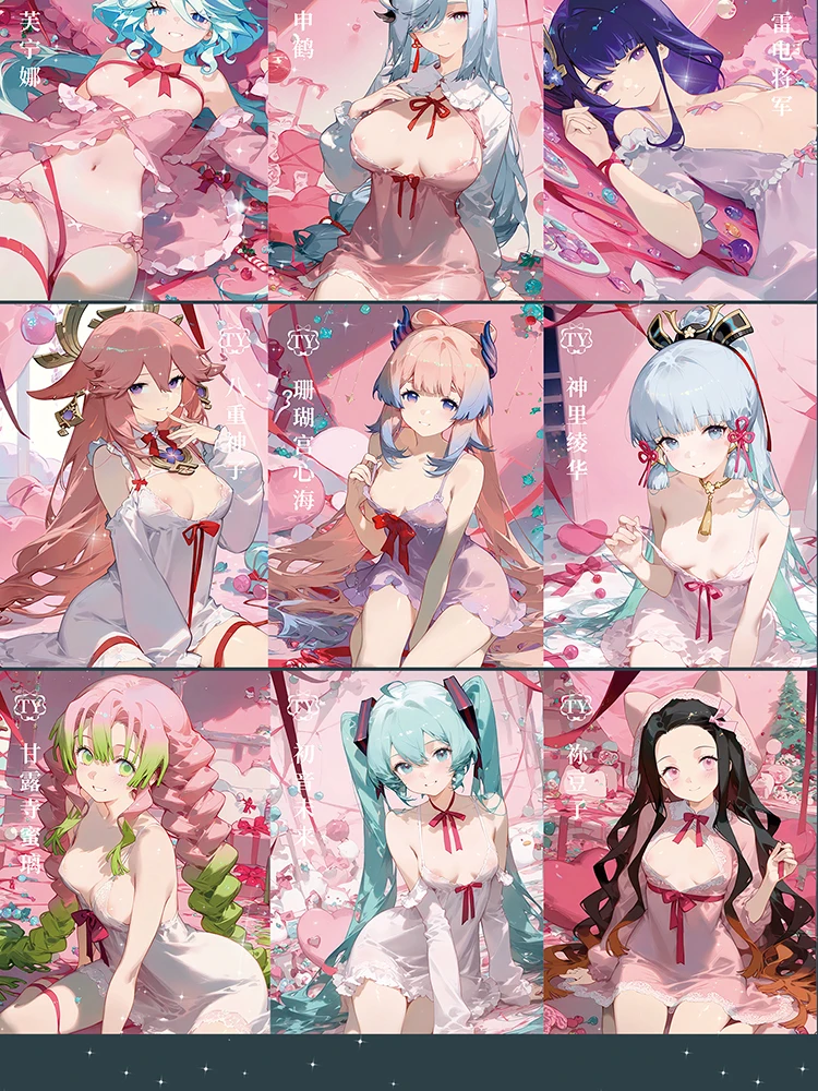 2025年最新 A4サイズ 蓮の女神1 女神物語 アクリルカードボード 女神ガラス 八重神子 コミック玩具 アートボード ギフト 卸売