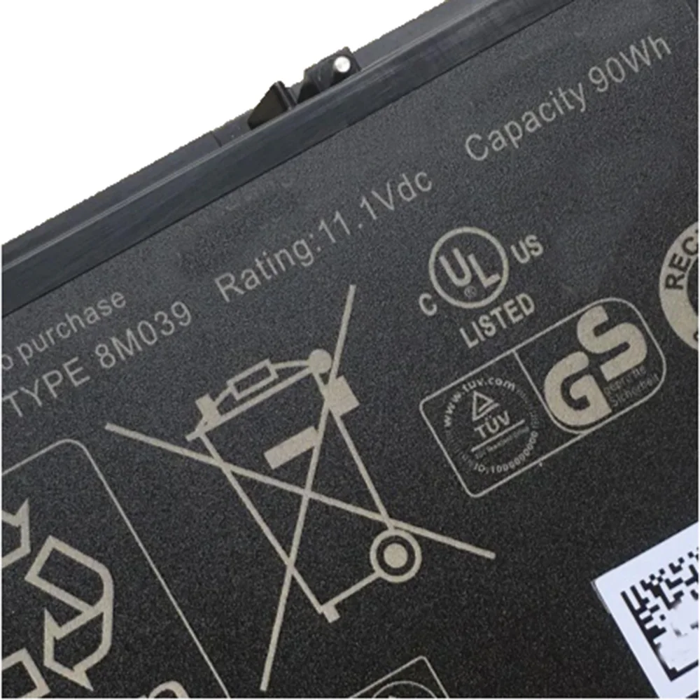 11.1V 90WH 8M039 312-0873 C565C DW842 KR854 laptop Battery For Dell Precision M6400 M6500 M2400 M4400 J012F