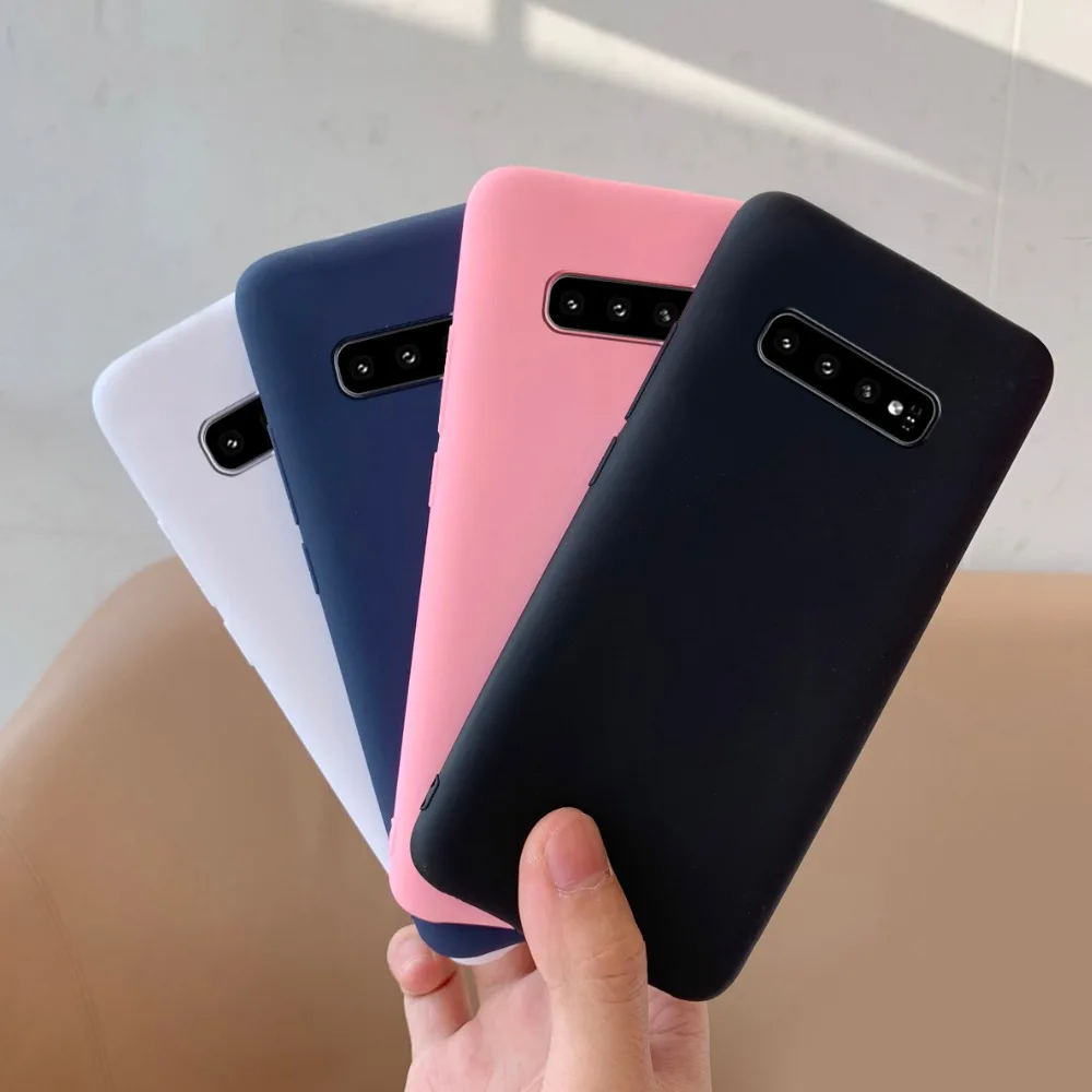 For Samsung Galaxy S10 Phone Case For Samsung S10E S10 E Case Silicone Soft Back phone Protector Funda on Samsung S10 Plus Cover