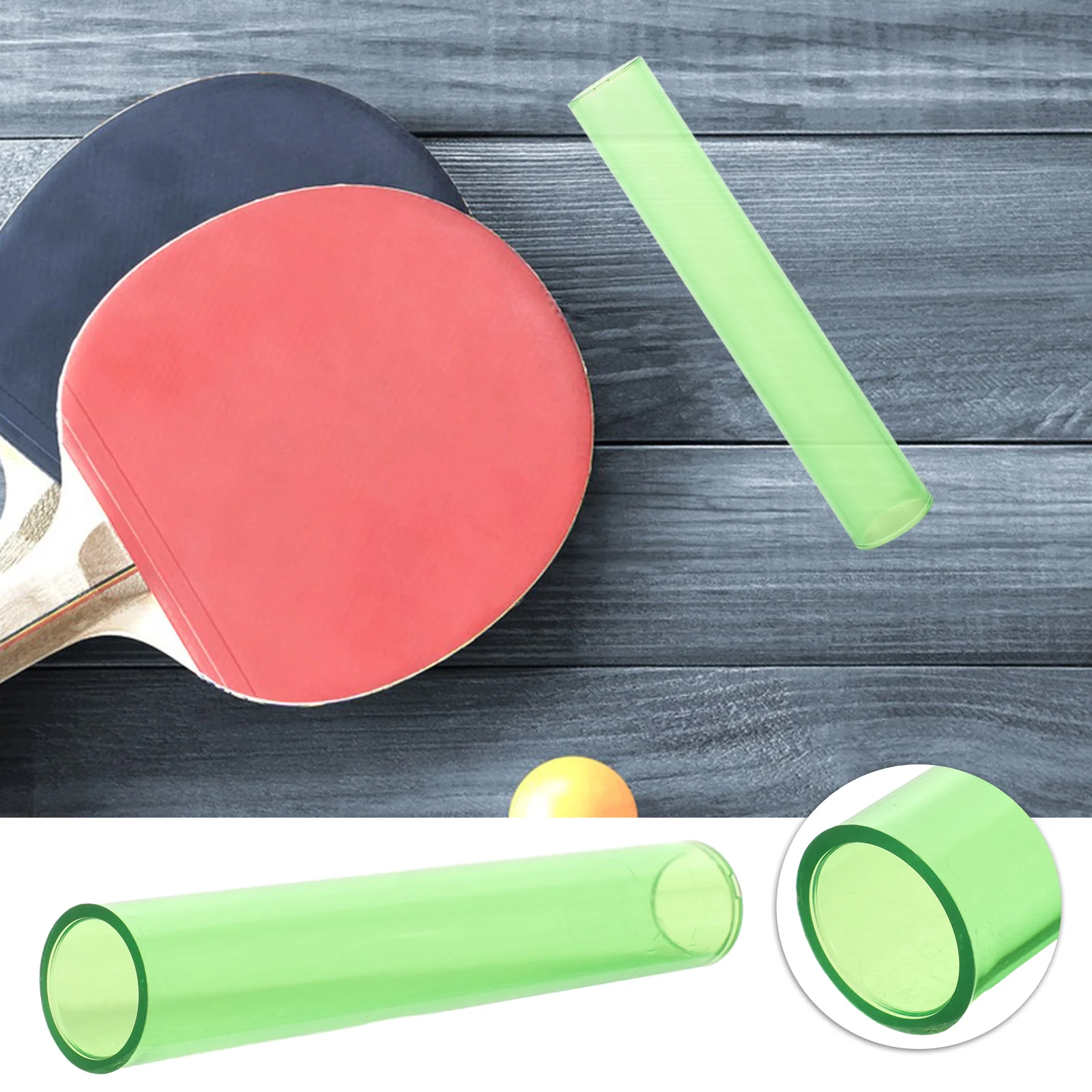 Table Tennis Racket Rubber Plastic Roller Plastic Rubber Roller Pong Rubber Roll Stick for Repair