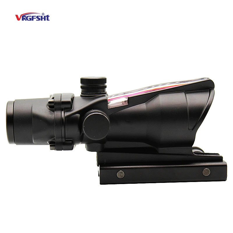 Imagem -06 - Hunting Air Gun Optical Fiber Optical Sight Rmr Combinado 4x Visão de Ampliação Vrgfsht 4x32 True Red 4x 32