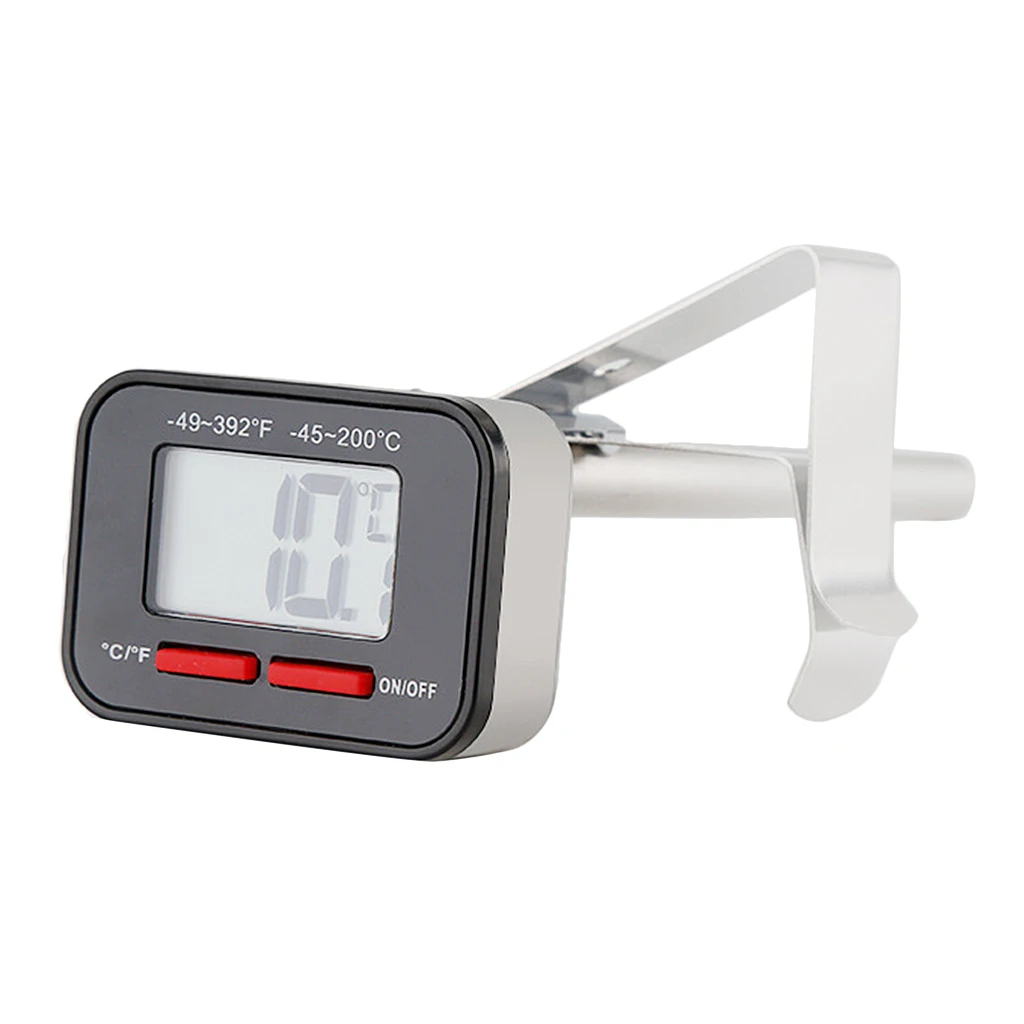 

Espresso Cappuccino Coffee Latte Instant Read Food Thermometer Digital LED