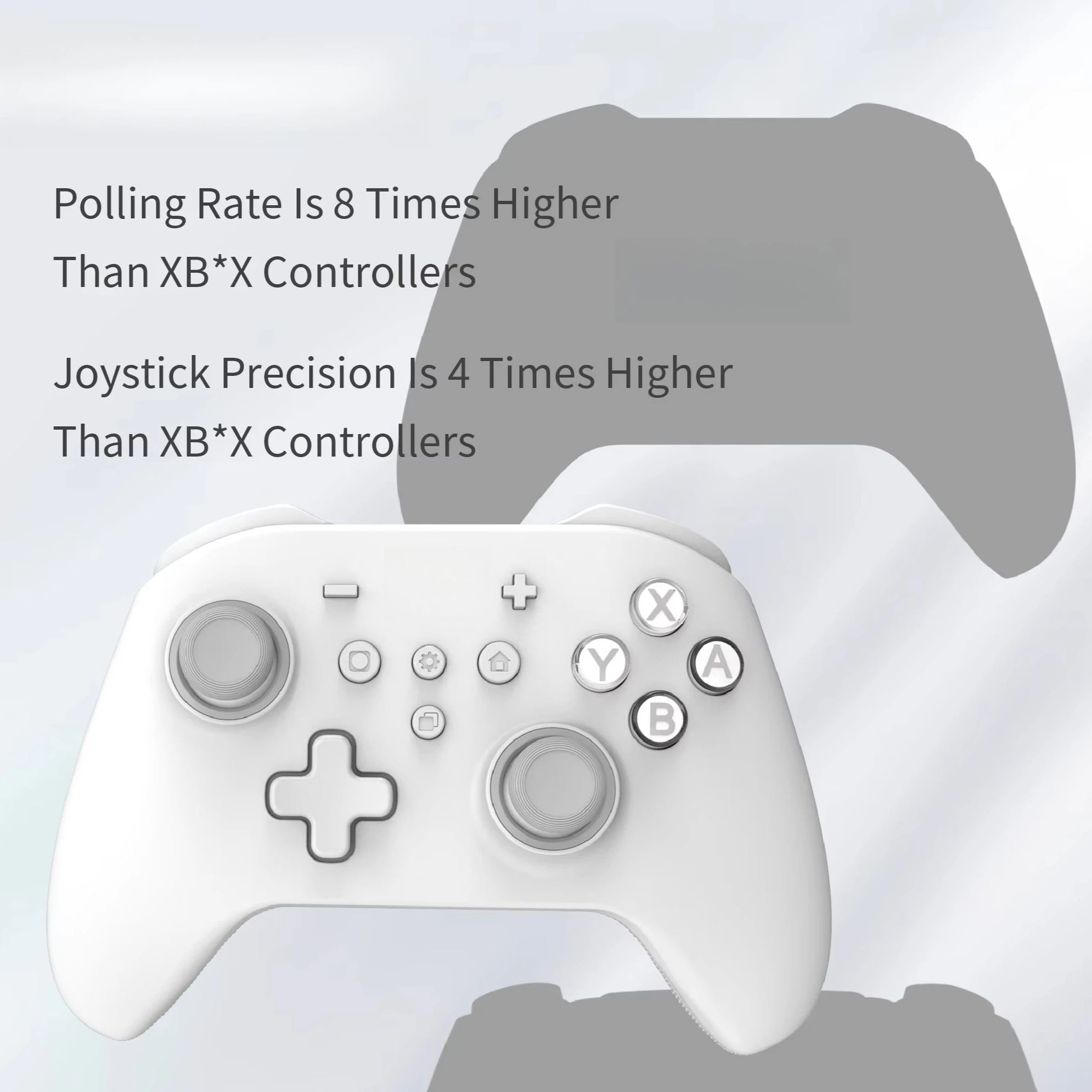 Wireless Gamepad Hall Effect Joystick Trigger for Multi-Platform