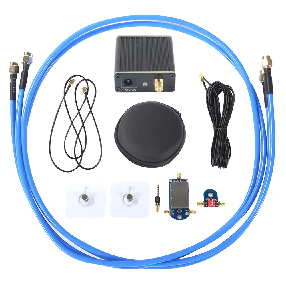 Small Active Magnetic Loop Antenna Wideband 50K-500MHz Shortwave Radio Active Loop Antenna Kit HF Short Wave AM FM VHF UHF SDR