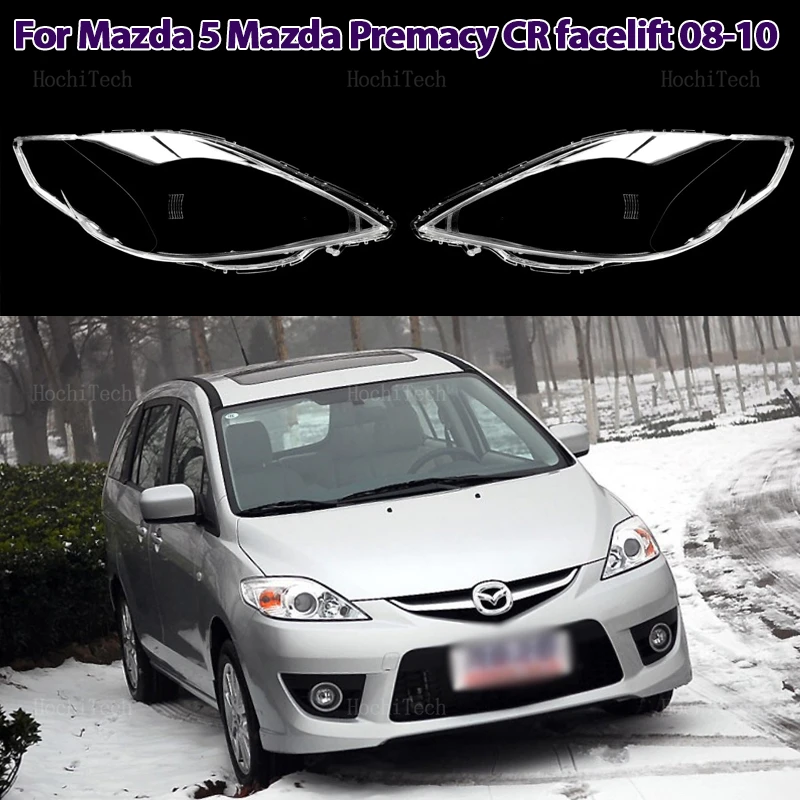 Headlamp Cover Car Front Head Lamp Transparent Lampshade Headlight Shell Cover For Mazda 5 Premacy CR Facelift 2008 2009 2010