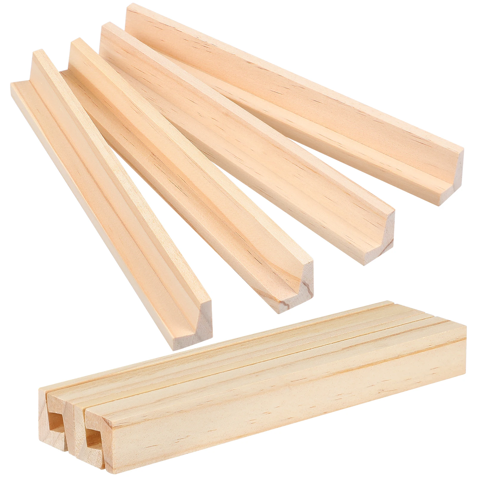 8 قطع قاعدة عرض خشبية لبلاط الدومينو وبطاقات الحروف رف ألعاب حر اليدين مثالي للأطفال ومرضى التهاب المفاصل