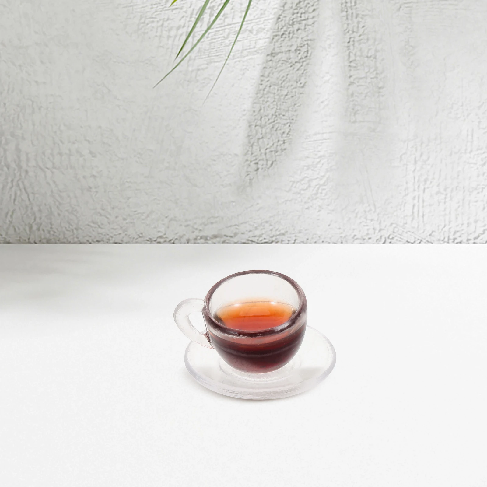 

2 Sets Miniature Coffee Cup Dollhouse Mug Mugs Props Scene Cups for Decoration Accessories
