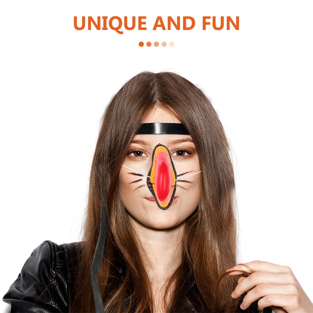 Parrot Nose Prop Lightweight Simulation Animal Nose Cosplay Carnival Circus Dress Up Party Favor Decorative Masks Home Decor