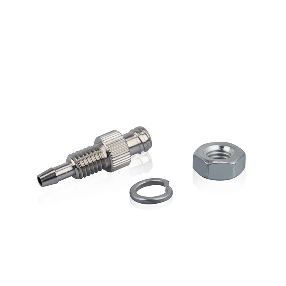 Luer Lock Adapter Fitting Dispenser Connector Metal Nickel Plated Brass Threading Plate Fixed Adapter Needle Conversion Gas Pipe