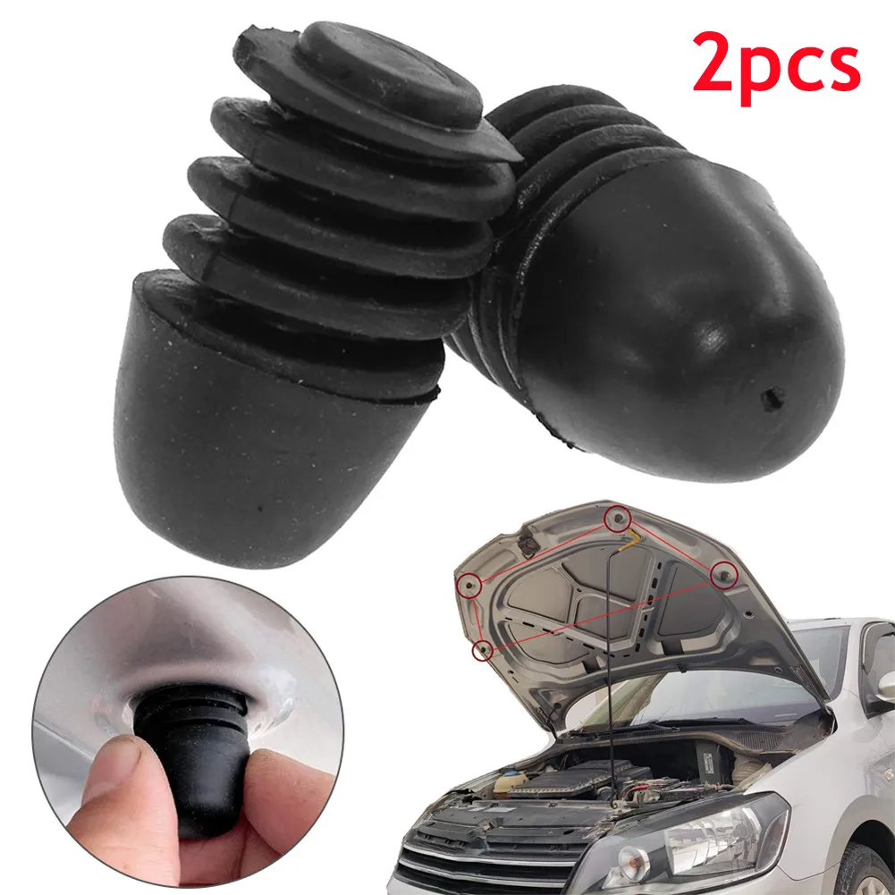 2 PCS Front Rear Rubber 171823499 867-827-500A Bumper Buffer Color：Black Engine Cover High Quality 100% Brand New