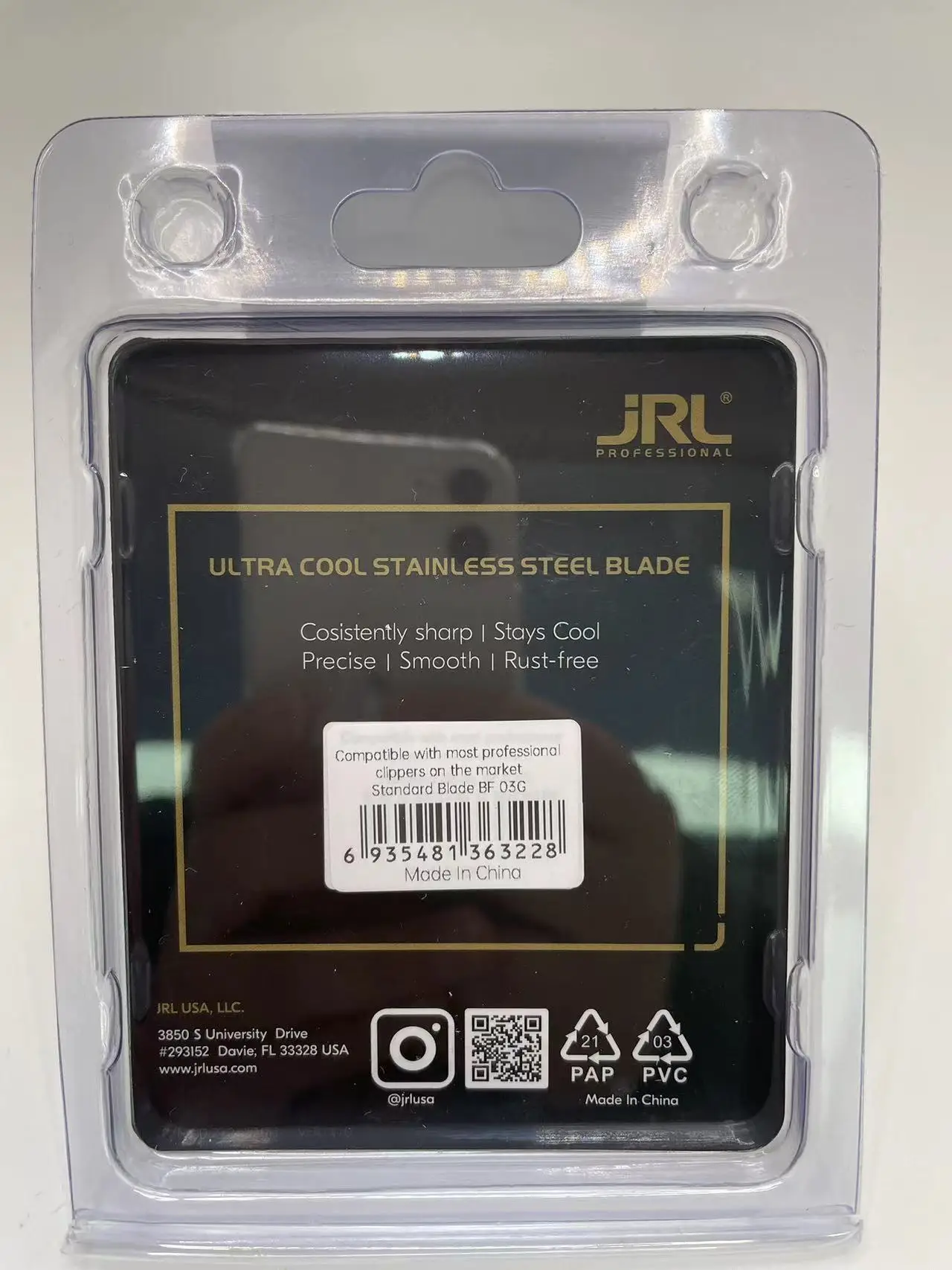 Original JRL2020C Professioneller Haarschneider Standard verblasst ultradünne Edelstahl-Keramikklinge 2020T Trimmer-Ladestation – Detail 15