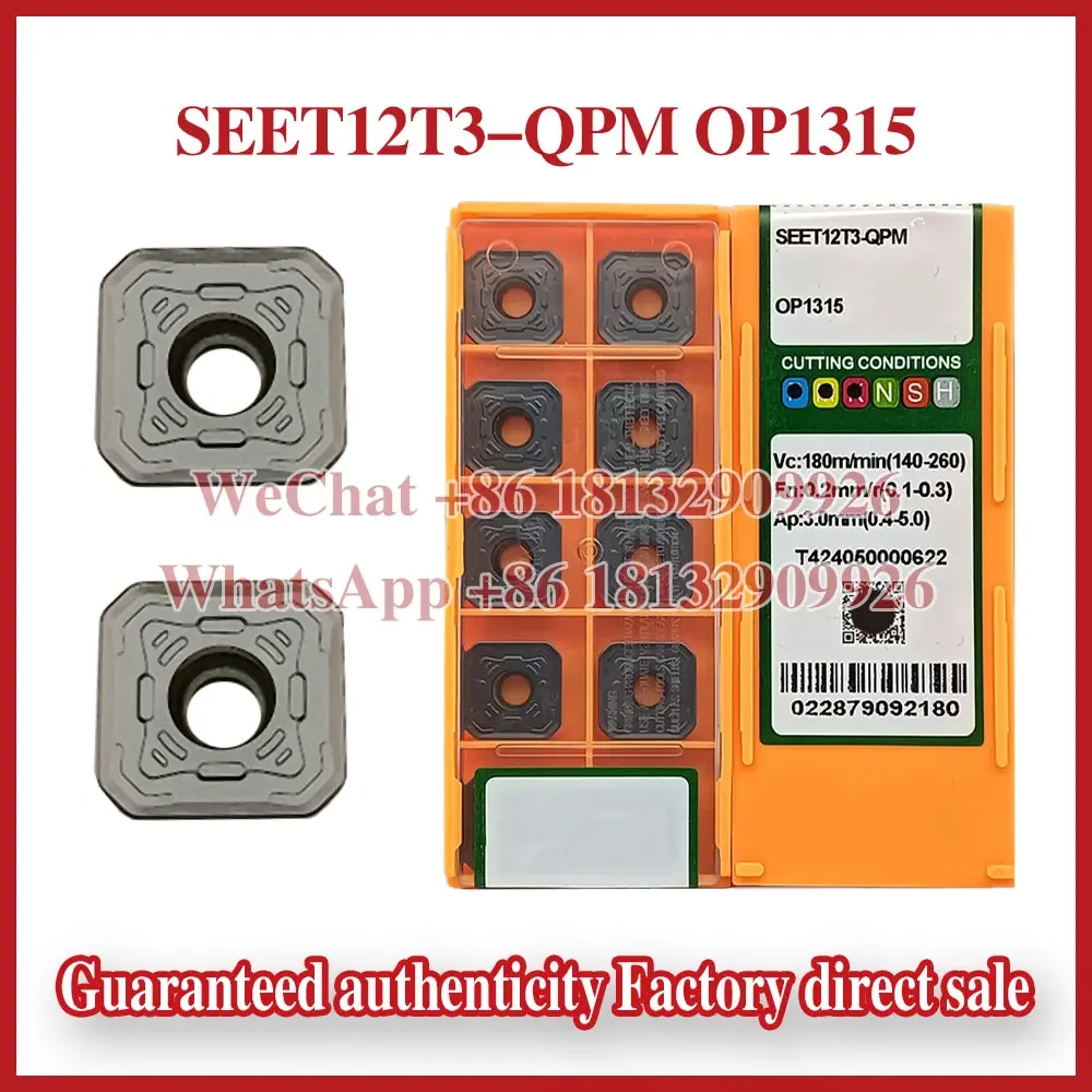 Lames CNC d'origine SEET12T3-QPM OP1315