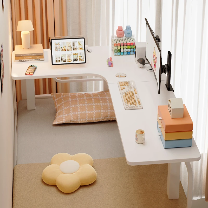 

Bed corner computer table dormitory upper and lower bunk lazy desk college High Quality