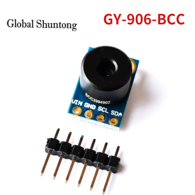 Modul Termometer Inframerah Non-kontak Digital Sensor IR Suhu Tanpa Sentuh GY-906 3-5V IIC UNTUK Arduino