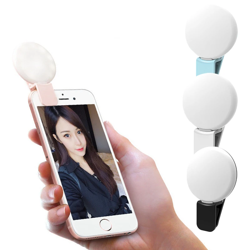 Ring Lamp Mobile Phone Fill Light Ring Light LED Ring Lights for Selfie Live USB Rechargeable Ring Fill Lighting For Tiktok