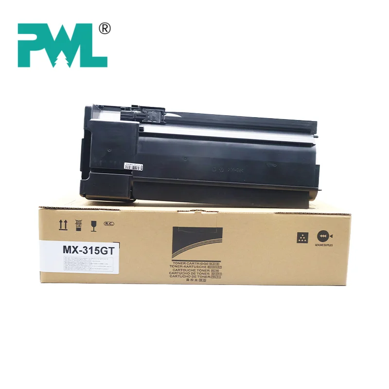 1PCS MX315GT MX315 Toner Cartridge for Sharp M2658 M3158 M3558 Compatible Toner High Quality Copier Spare Parts