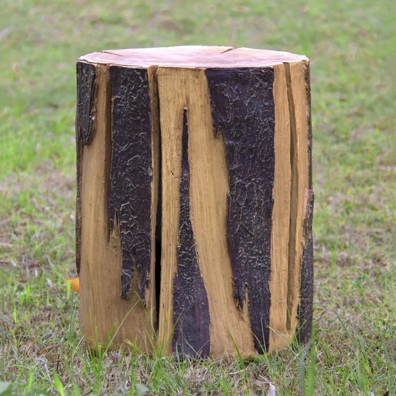 الكراك سجل أضواء الحديقة في الهواء الطلق مضيئة جذع شجرة مصباح LED الإضاءة للفيلا الفناء الخلفي حديقة بارك تصميم محاكاة المناظر الطبيعية #1