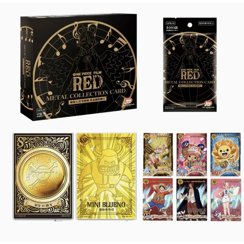 New Original One Piece Kalufei Anime Character Flash Red Hair Singer Girl Limited EditionBronzing Luxury Collection Edition Card