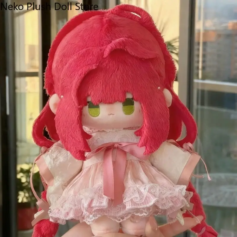 Zenless zona zero ukinami yuzuha jogo 20cm bonito macio pelúcia boneca corpo cosplay dos desenhos animados vestir-se brinquedo figuras bonecas presente