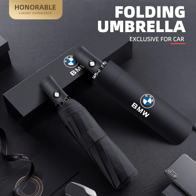 Car Automatic Umbrella Sunscreen Business Umbrella For BMW E34 E36 E60 E90 E46 E39 F10 F20 F30 X5 X6 X1 M3 M5 M6 E71 F01 F02 F87