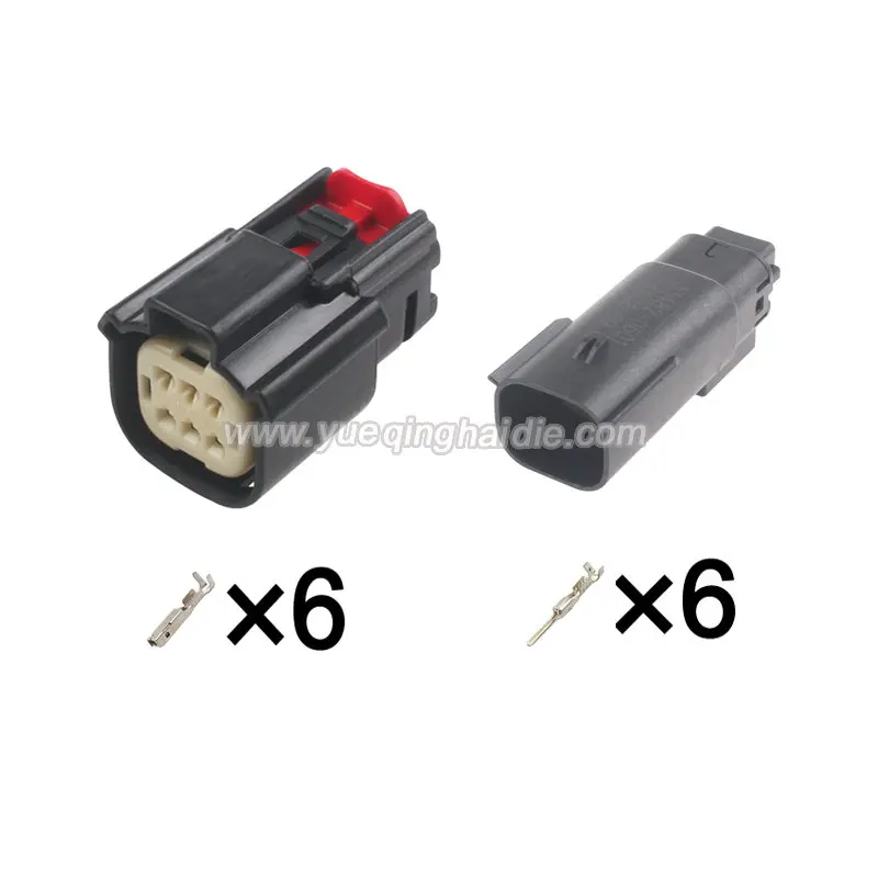 6 Pin Female/Male HD064YA-1.5-21/33482-0601 Automotive Connectors Auto Socket For Motor Motorcycle