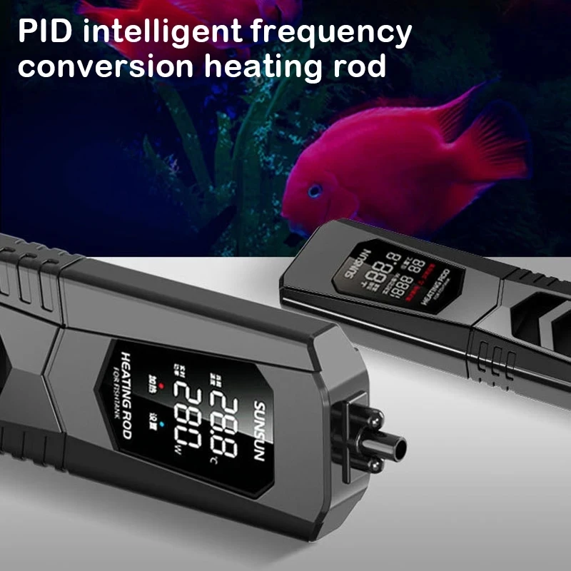 Fish Tank Heating Rod 1000W Aquarium Fish Tank LED Digital Adjustable Heating Rod Constant Temperature Control