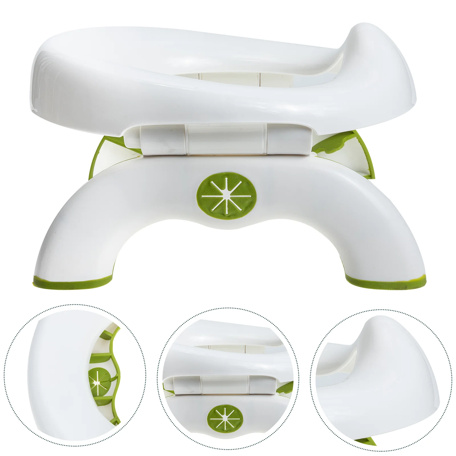 Portable Toilet Convenient Baby Toddler Potty Foldable Kids Training Seat Green Children Folding