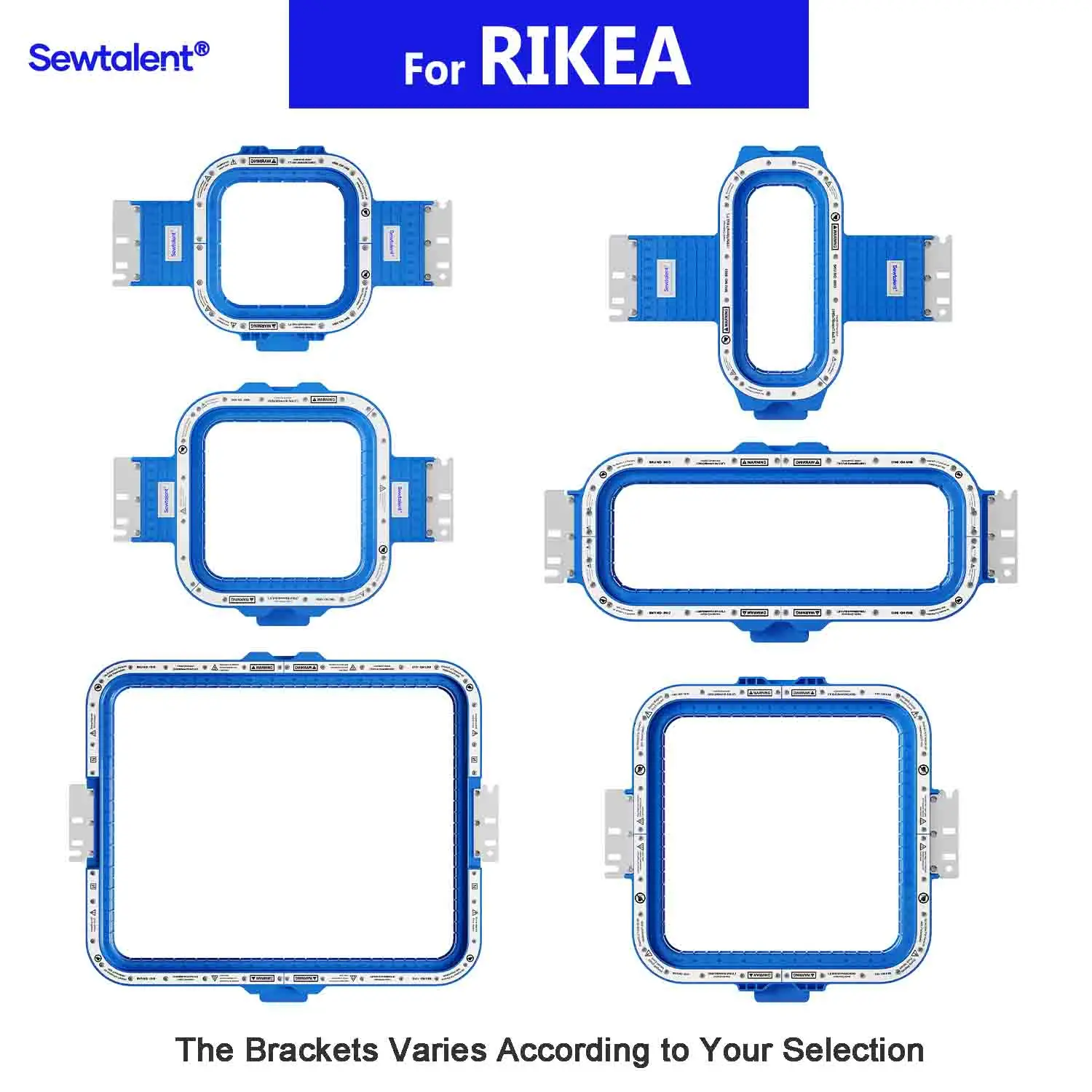 Rikea CTF1501N 15 neddles single head embroidery machine with Sewtalent Magnetic Mighty Hoop Frame Embroidery Hoop