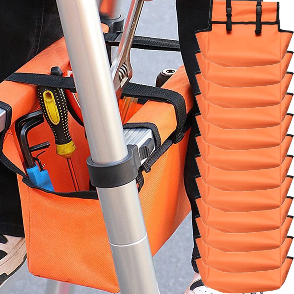 

Подвесная сумка для лестницы, компактный портативный органайзер для хранения инструментов для мастерской, складная телескопическая лестница с А-образной рамой, тканевый чехол из Оксфорда