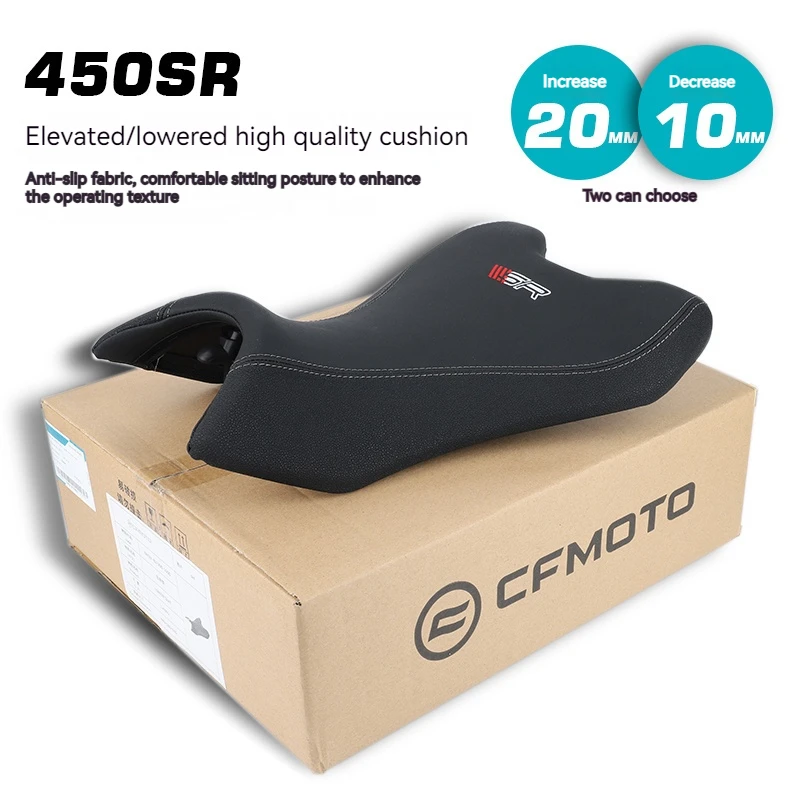 For CFMOTO motorcycle 450SR original comfortable seat cushion modified to increase/lower the seat cushion and seat bag soft cush