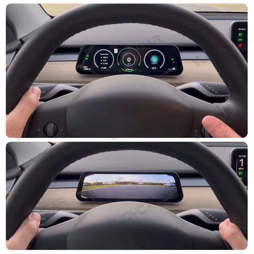 Für Tesla New Gen 2 9,6 Zoll Instrumentenanzeige Modell Y 3 YL Totwinkel-Warnung OTA-Update Neues Modell 3 Neues Y Juniper Armaturenbrett – Detail 21