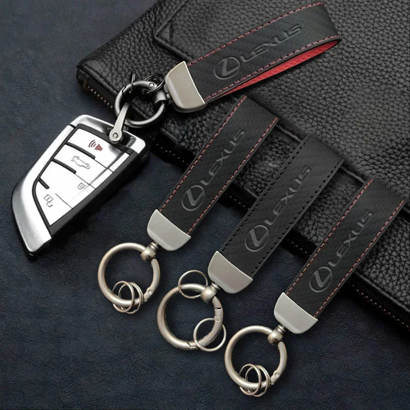 Кожаный автомобильный брелок с защитой от потери, кулон, ремешок, подарок для Lexus RX350 IS250 IS350 GX460 ES350 GS350 GX470 IS300 NX300 ES