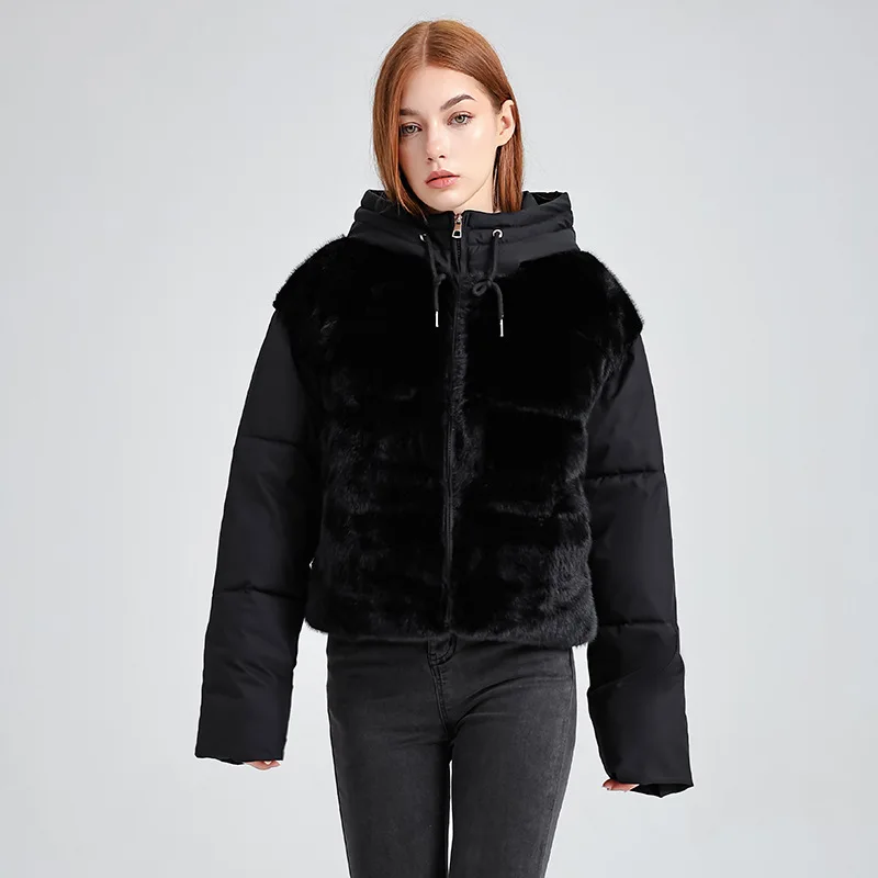 따뜻한 열 후드 파카 여성 코트 겨울 두꺼운 겨울 여성용 코튼 패딩 코트 여성용 겉옷