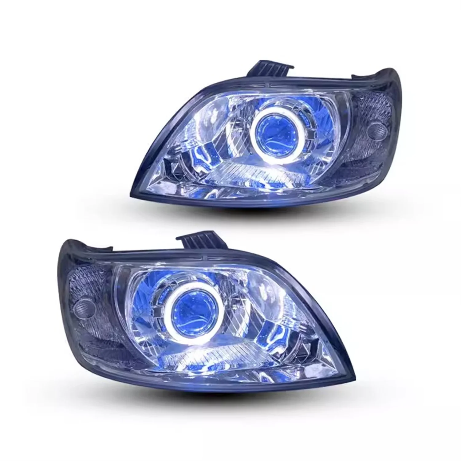 Front Headlight headlamp assembly for Chevrolet LOVA aveo 06-11 Angel eye Daytime Running DRL Turn signal