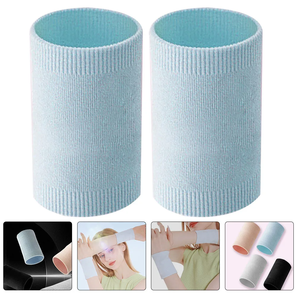 

1Pair Running Basketball Fitness Wrist Supports Compression Breathable Sweat-Absorbing Wrist Brace Protectors for Exercise