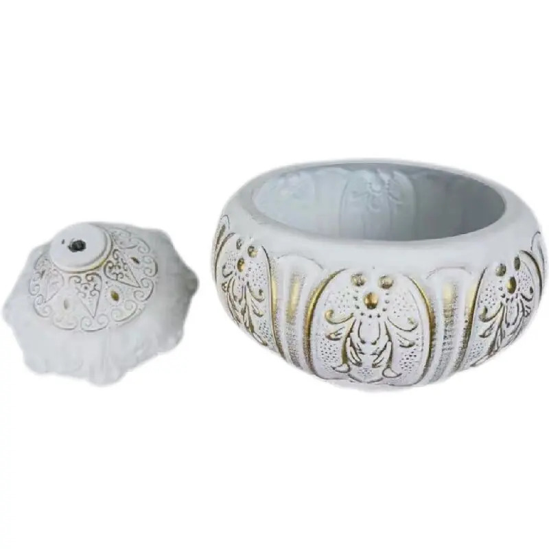 French court style wrought iron wide mouth flower pot hotel atmosphere arrangement arrangement