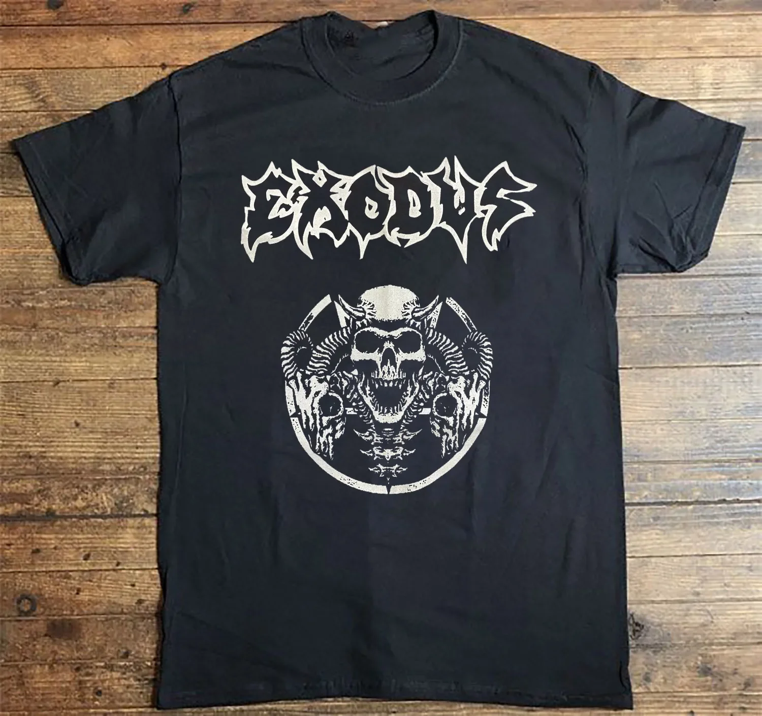 NEW Exodus Band Shirt Gift For Fan Rare Black All Size YA82