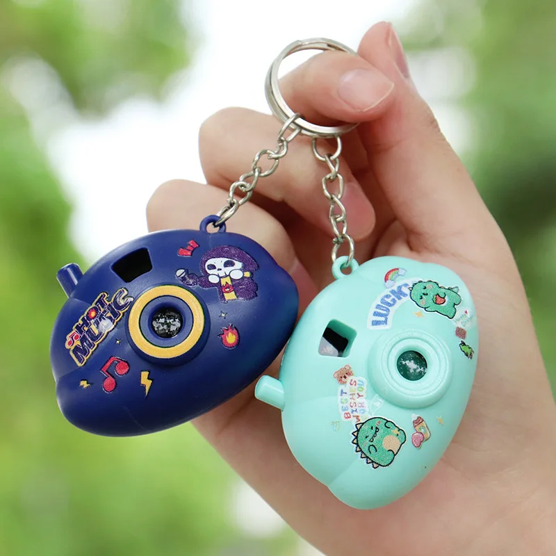 

Cute Mini Cloud Shape Projection Camera Toys Creative Fun Cloud Projection Camera Keychain Pendant Kids Light-emitting Toys