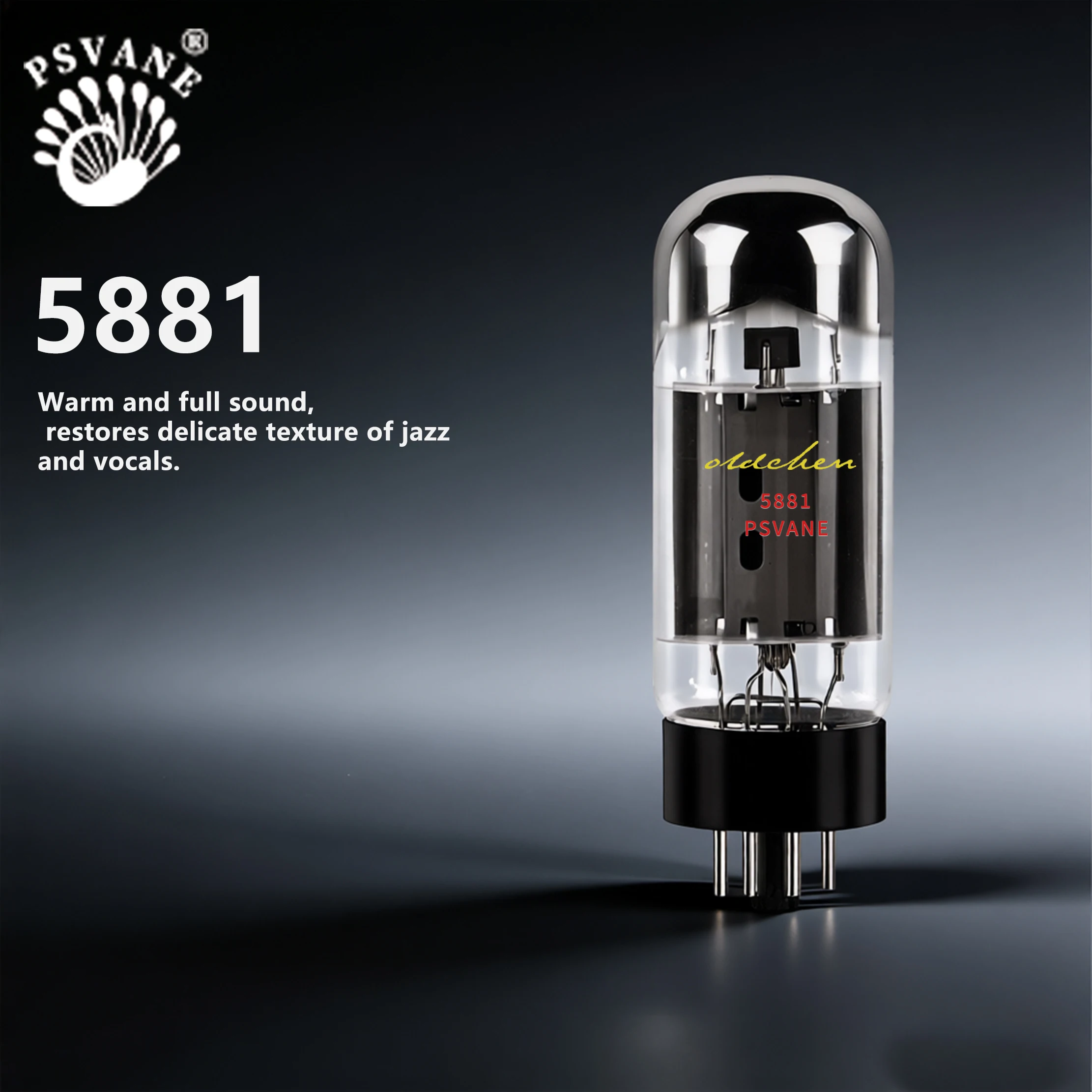 PSVANE 5881 Vacuum Tube-OLDCHEN 6CA7，Drop-in Replacement for 5881A/350C/6L6GC/6P3P,High-Fidelity Audio Amplifier Tube