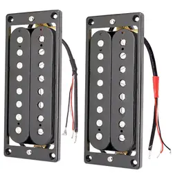 8 String Electric Guitar Pickups  Double Coil Pickups Parts Black