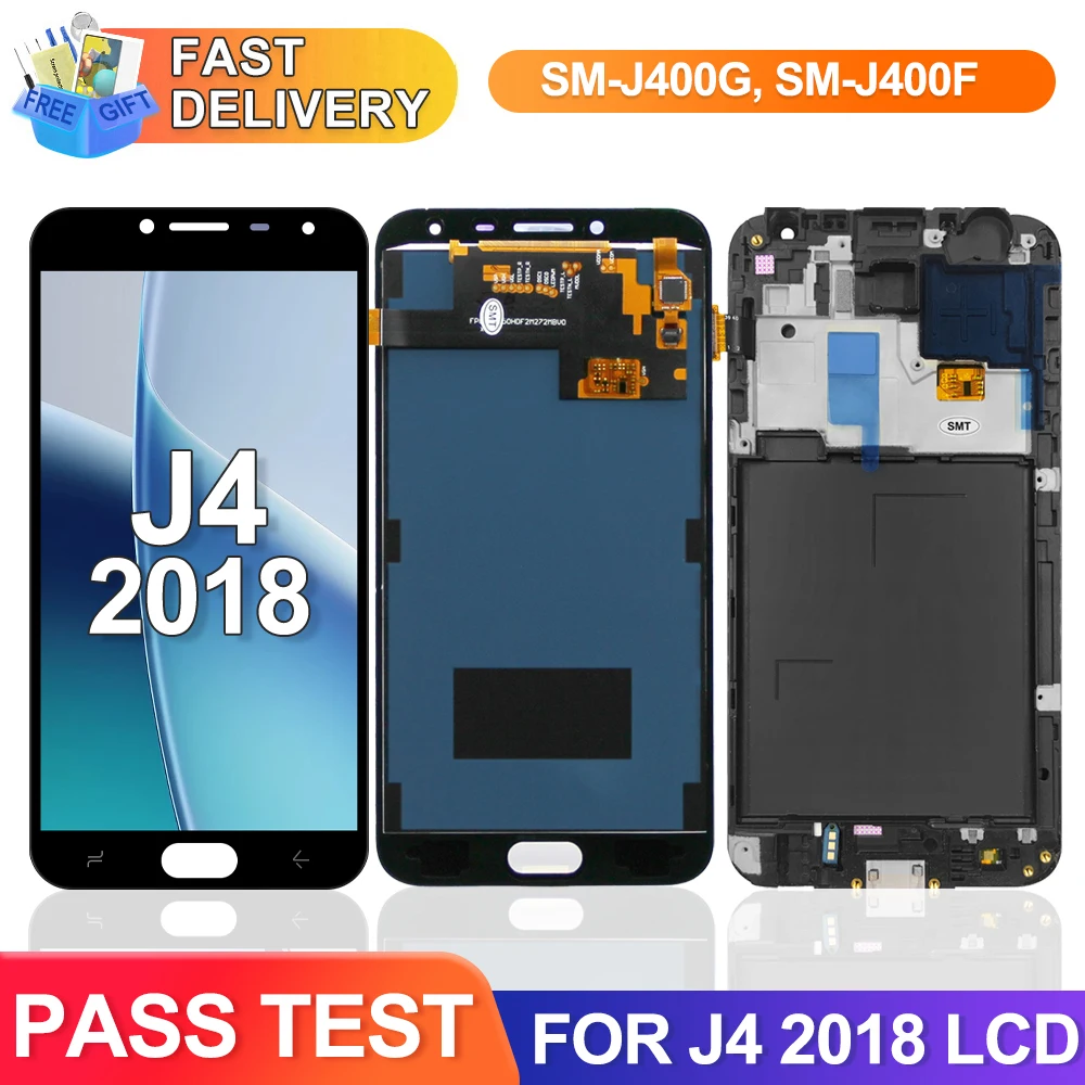 Für Samsung Galaxy J4 2018 J400 J4 SM-J400F/DS SM-J400M/DS LCD Display Mit Touch Screen Kann Helligkeit Einstellen
