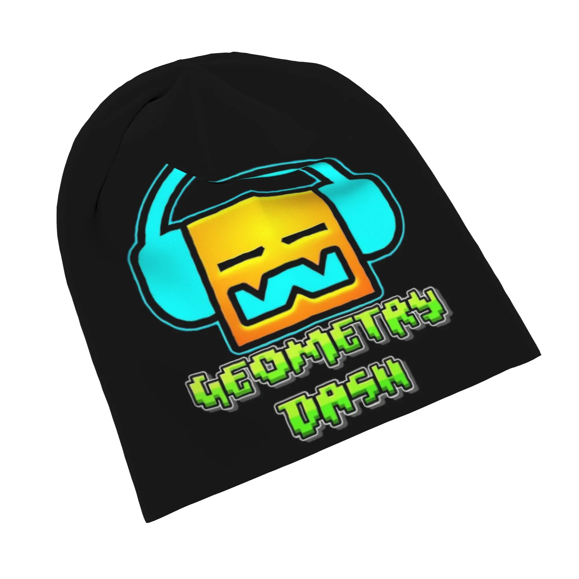 Video Game Games App Fun Bonnet Hat Casual Outdoor Geometry Dash Skullies Beanies Hat Unisex Warm Thermal Elastic Cap