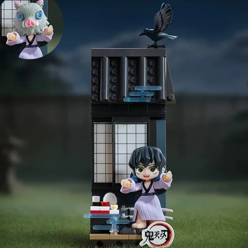 POP MART DEMON SLAYER Série Unwavering Resolve Arc Figurines Blocs Boîte Mystère Anime Figurine d'Action Sac Surprise Ornements Figurines