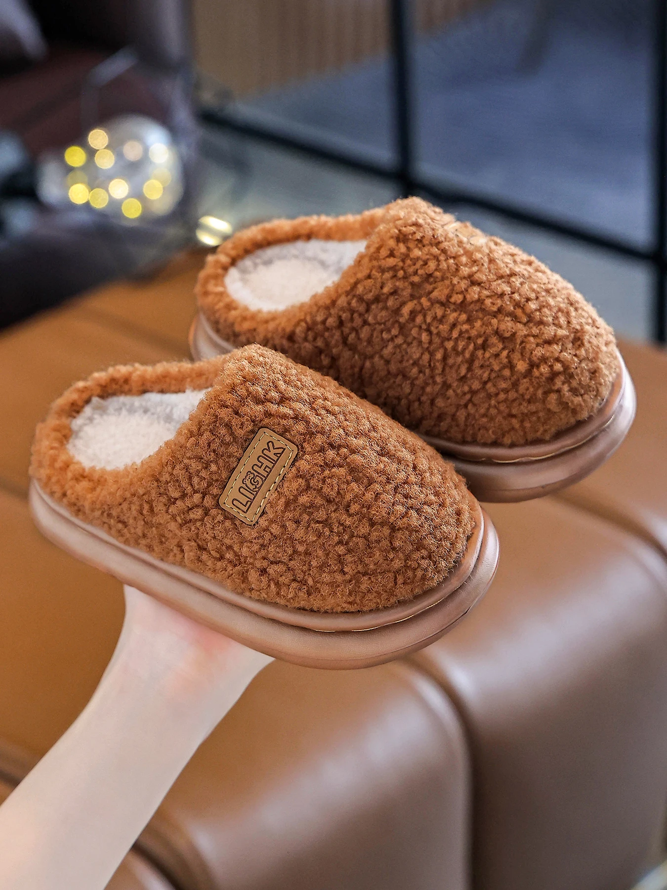 Autumn and Winter Men's and Women's Children's Home Shoes, Students' Daily Home Shoes, Comfortable Home Slippers